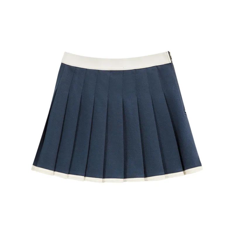 CHUU Casual Short Skirts Women's Navy Blue-1