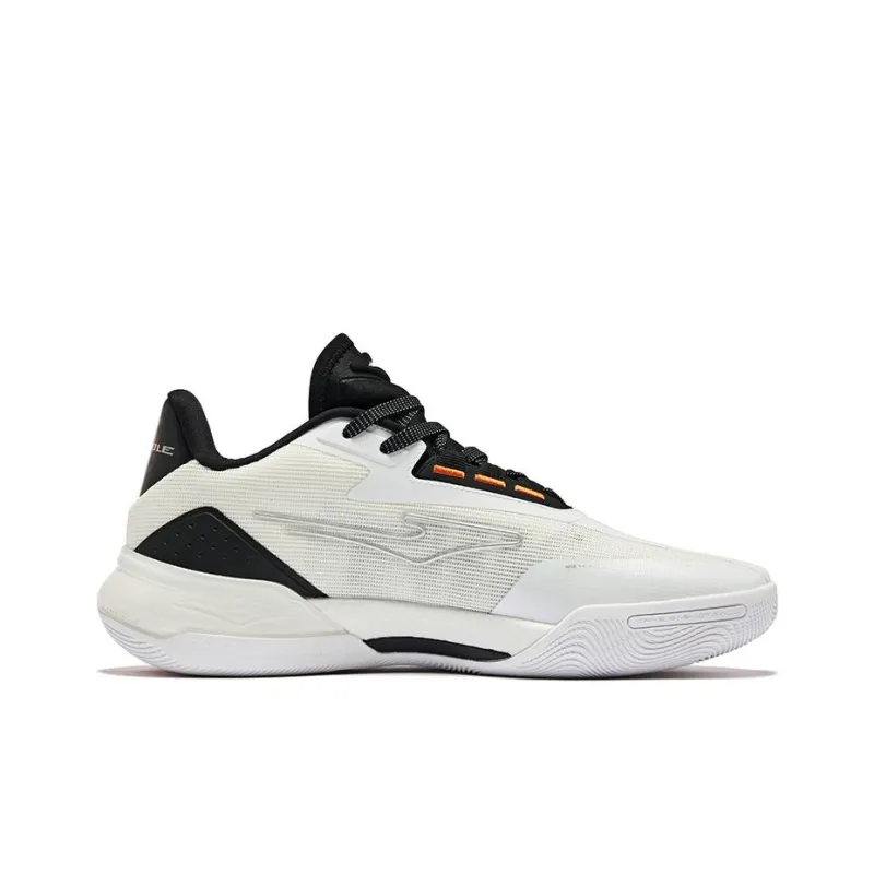 Erke Humble 1.0 Qi Technology, Game Ready Cushioning Slip Resistant Mid Top Basketball Shoes Men's Swan Color-1