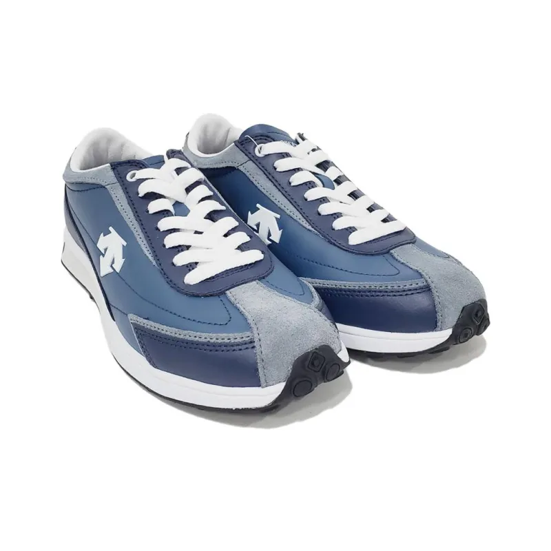 DESCENTE Cron Racer Anti Slip Wear Resistant Low Top Running Shoes Unisex White Gray-5