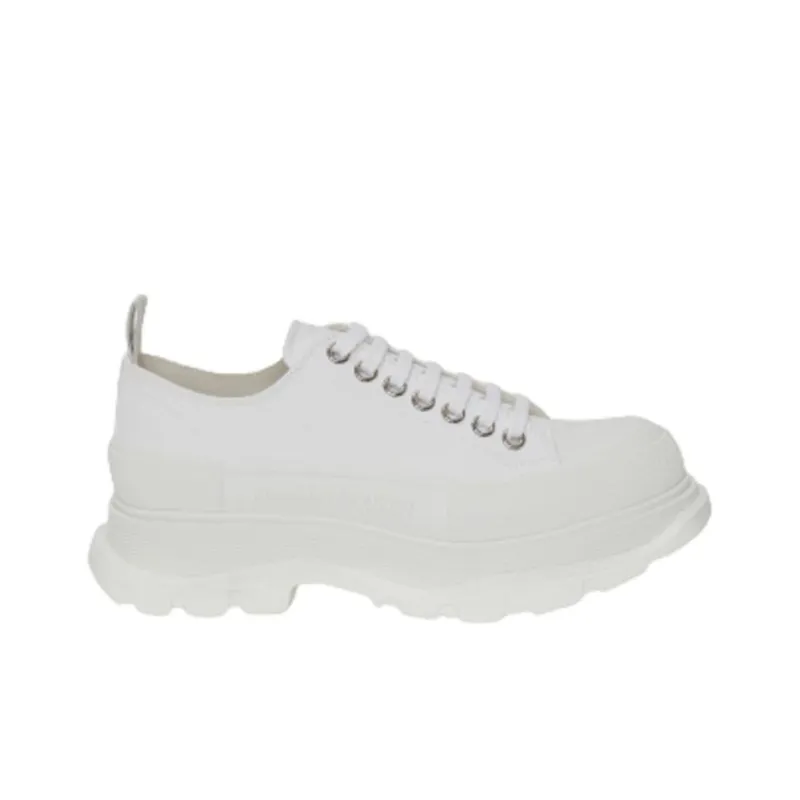 Alexander McQueen Tread Slick Low Lace Up 'White'-1