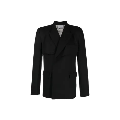 VTMNTS Buttoned Virgin Wool-blend Blazer