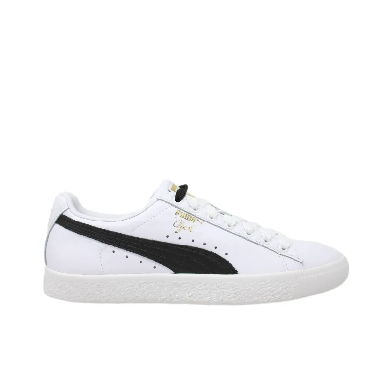 PUMA Clyde Court Slip Resistant Low Top Skateboard Shoes Unisex Black-1