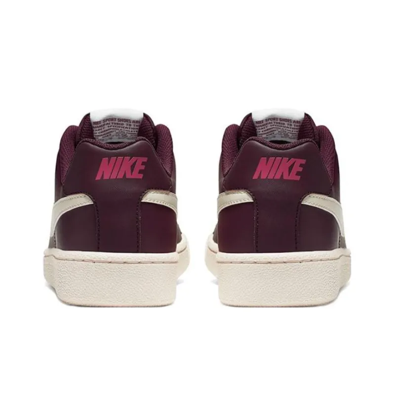 Nike Court Royale Slip-Resistant Low-Top Skateboard Shoes Men's Burgundy-3