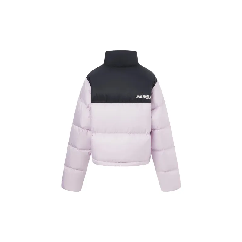 LiNing Sports Life Collection Down Jacket Women's Light Dusty Purple-1
