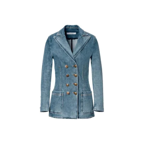 PHILOSOPHY DI LORENZO SERAFINI Denim Jackets Women's Blue