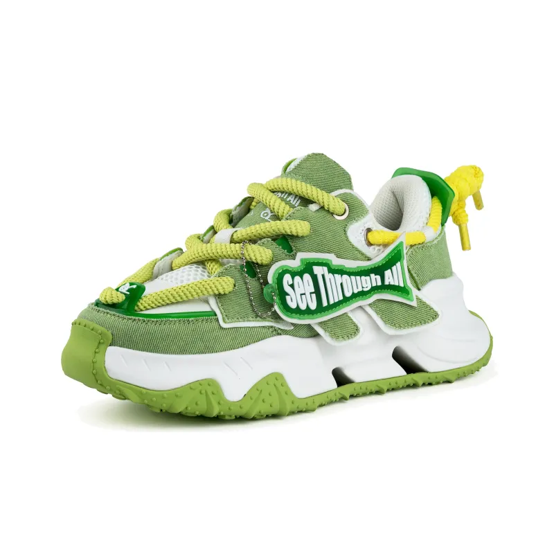 RIFUGIO VO' Flying Fish No.1 Wear-Resistant Height Increasing Low-Top Chunky Sneakers Unisex-26