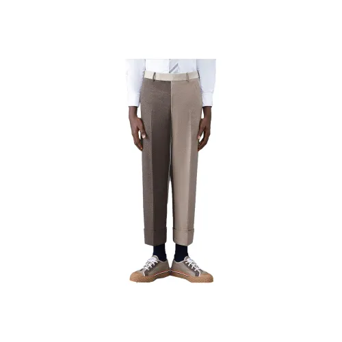 THOM BROWNE FW23 Early Autumn Collection Casual Pants Men Dark Brown