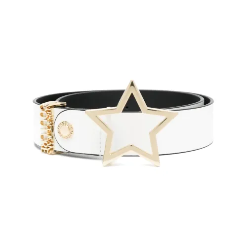 VERSACE JEANS COUTURE Star-shaped Buckle Leather Belt