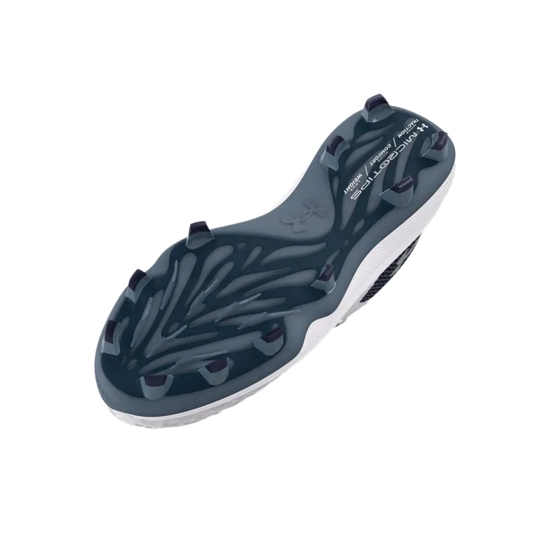 Under Armour Glyde 2 MT TPU Cushioning Slip Resistant And Abrasion Resistant Low Top Training Shoes Women's White Black-4
