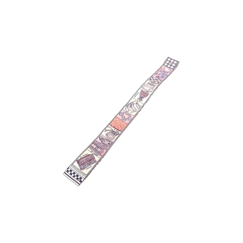 LOUIS VUITTON Louise Silk Scarves Women's Pink-2