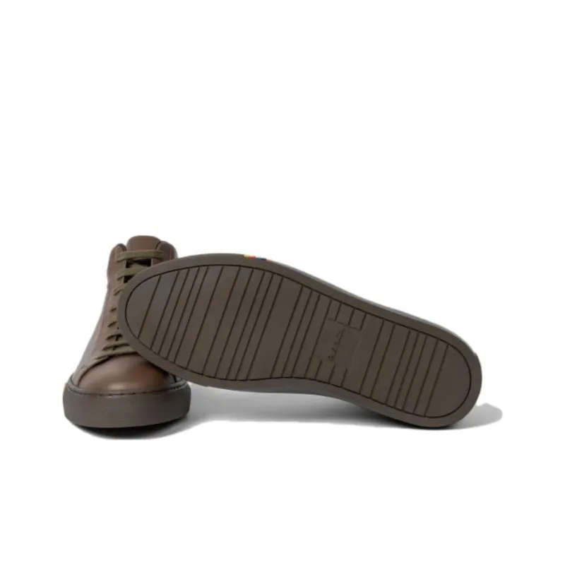 Paul Smith Basso Low-Top Skateboard Shoes Men's Brown-4