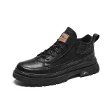 G.N.SHIJIA Work Boots Men Mid Top