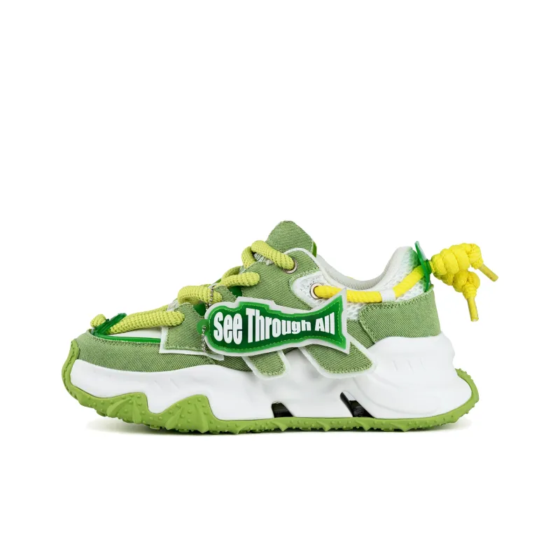 RIFUGIO VO' Flying Fish No.1 Wear-Resistant Height Increasing Low-Top Chunky Sneakers Unisex-24