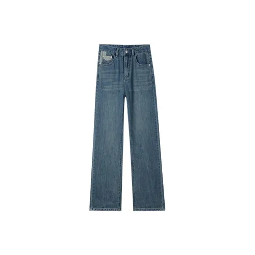 HIPPIEMISS Jeans Women's Vintage Green