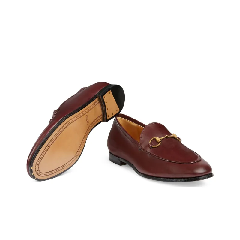 GUCCI Jordaan Men's Casual Shoes Men's Burgundy-5