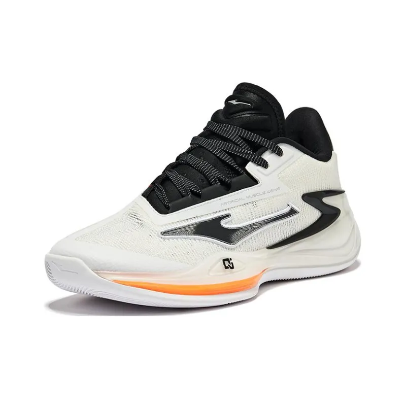 Erke Humble 1.0 Qi Technology, Game Ready Cushioning Slip Resistant Mid Top Basketball Shoes Men's Swan Color-2