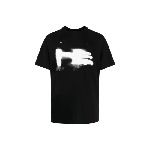 HELIOT EMIL Spray-paint Effect T-shirt