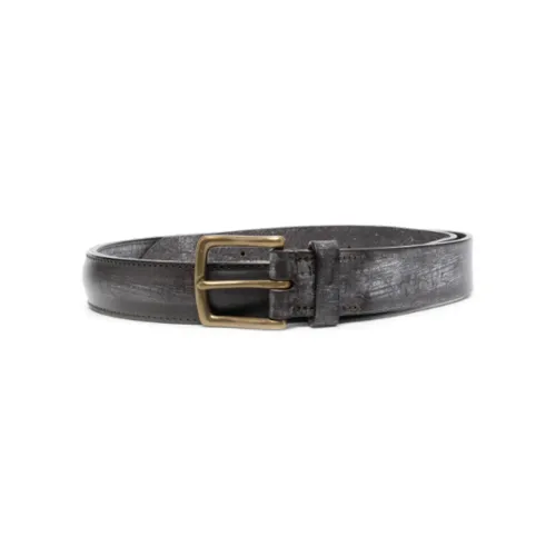 Polo Ralph Lauren Imitation Antique Effect Pin Buckle Leather Belts Men's Brown Width: 3cm