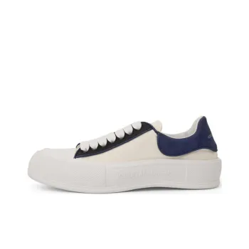 Alexander McQueen Deck Plimsoll Sneakers 'Beige Black'