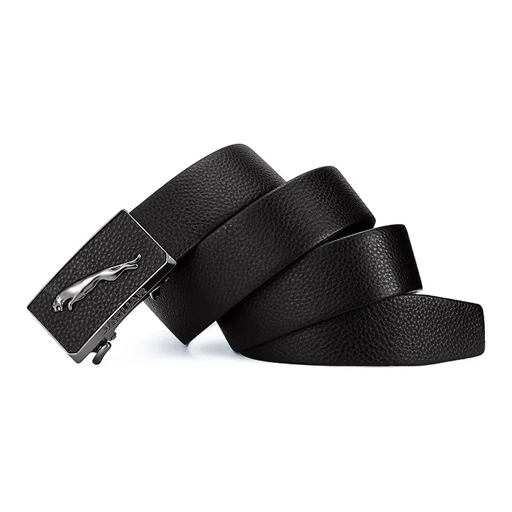 JAGUAR Casual Youth Cow Leather Leather Belts Men's Width  3.5cm-1