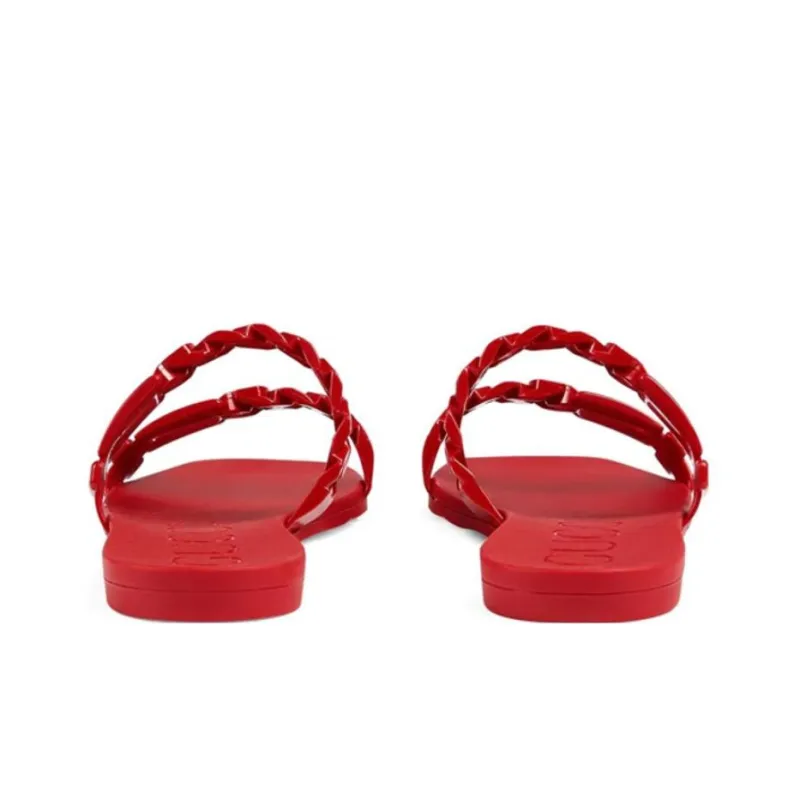 GUCCI Rubber Sandals Women's-4