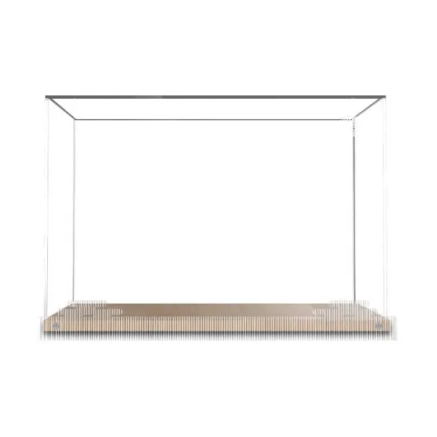 KGBOX Himeji Castle WAVE Foam Sole Acrylic Display Case Dust Cover Storage Box Model Accessories-1