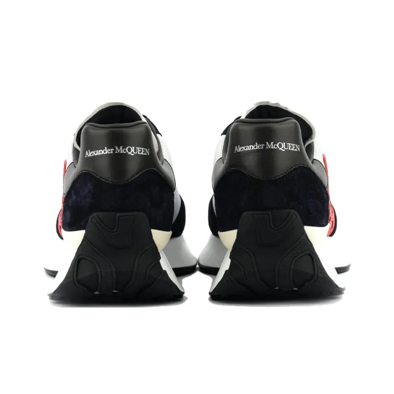 Alexander McQueen Sprint Runner 'Black White Red'-4