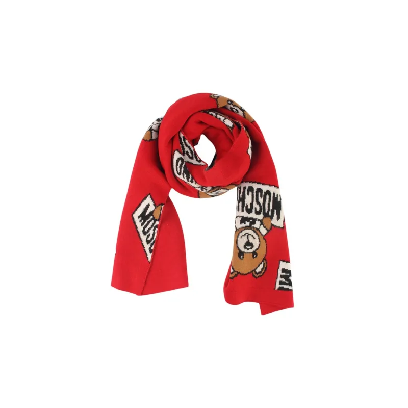 MOSCHINO Shawls Unisex Red-3