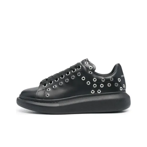 Alexander McQueen Oversized Black Silver Eyelets