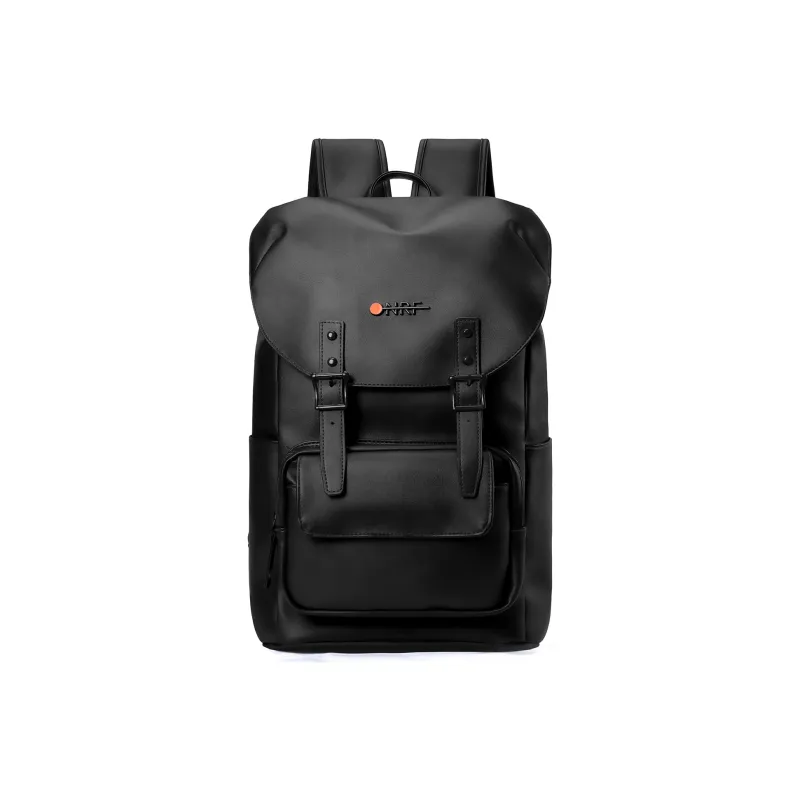 ONRF PVC Laptop Bag Backpack Large Size Unisex Cool Black-1