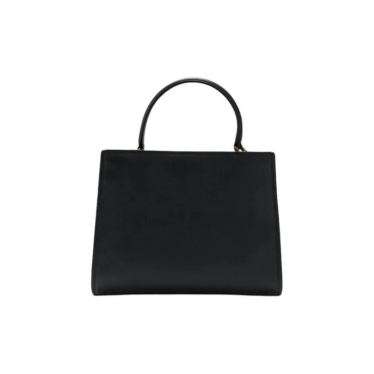 HAZZYS Cow Leather Tote Bag Shopping Bag Shoulder Bag Handbag Medium Size Women's Brown/Black/Dark Apricot Cream-10