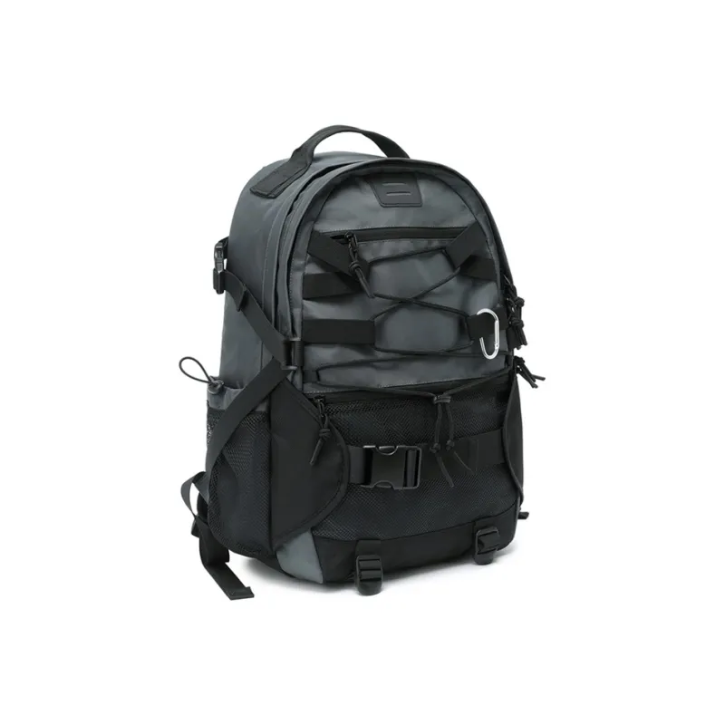WINNER Nylon Backpack Regular Gray/Black-3