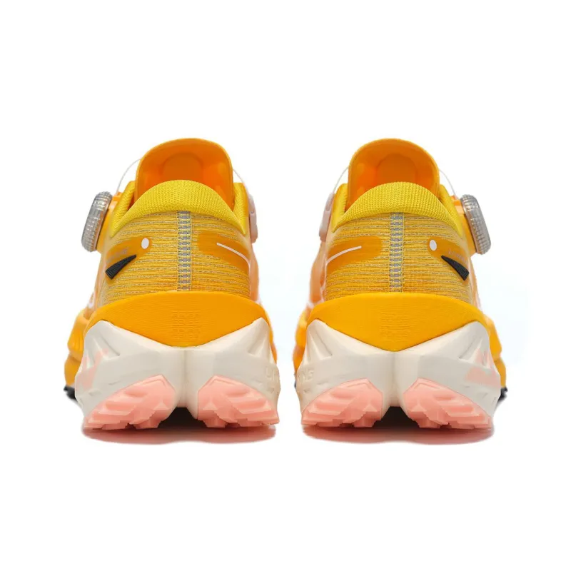 LiNing Dilu Cushioned Slip-Resistant Low-Top Trail Running Shoes Women's Chrome-Gold-4