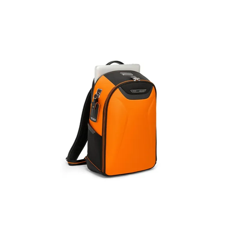 TUMI McLaren Collaboration Fabric Backpack Men's Papaya Orange-1