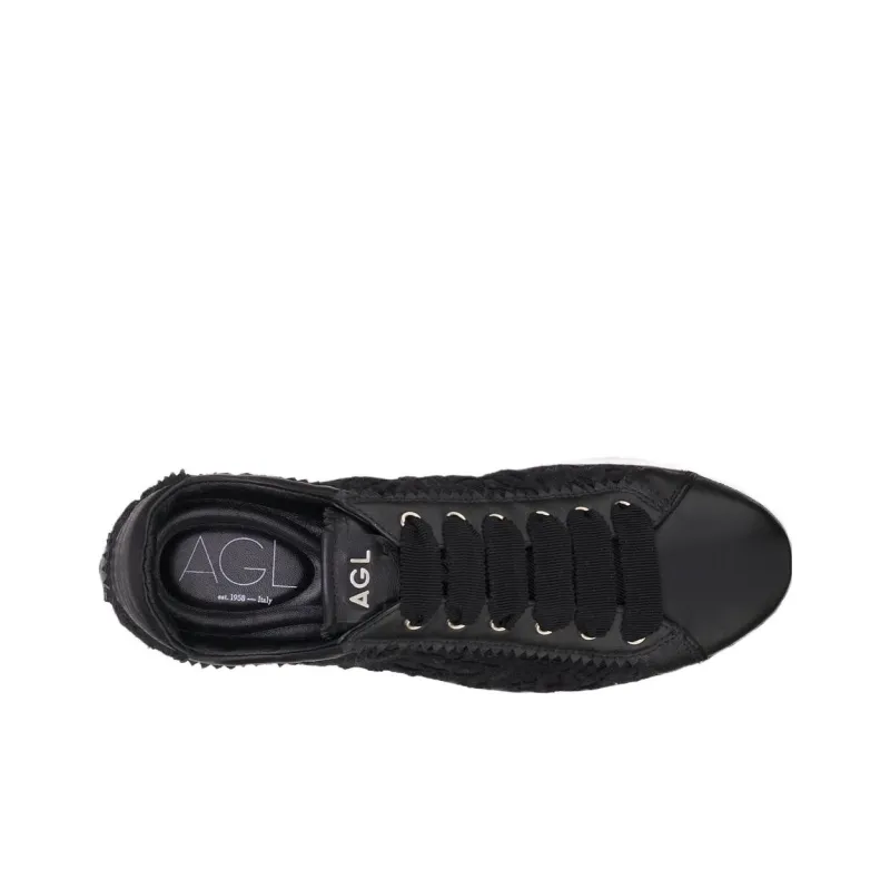 AGL Low-Top Skateboard Shoes Women's Black-3