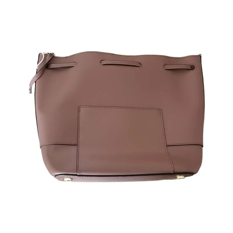 MICHAEL KORS Trista Leather Bucket Bag, Shoulder Bag, Crossbody Bag Women's Pink-2