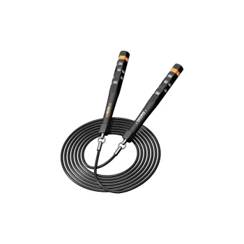 TMT Fitness Training Non Countable Jump Ropes Adults PVC+Steel Wire Rope Aluminum Alloy Controller 3m Black