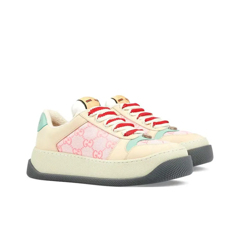 GUCCI Women's Screener 'GG Monogram Beige Pink' Women's-2