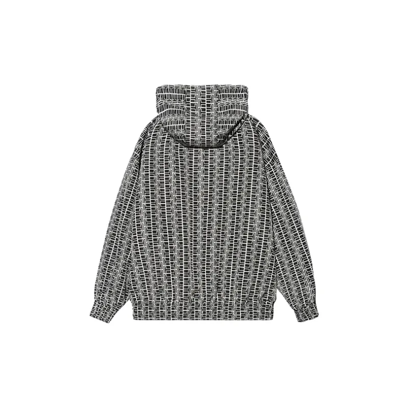 TCH Jackets Unisex Black White Plaid-1