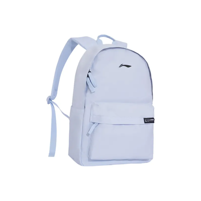 LiNing Polyester Laptop Bag Backpack Unisex Light Frost Blue-1