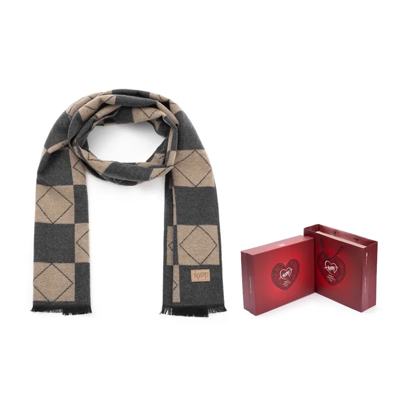 KENMO Knit Scarves Unisex-23