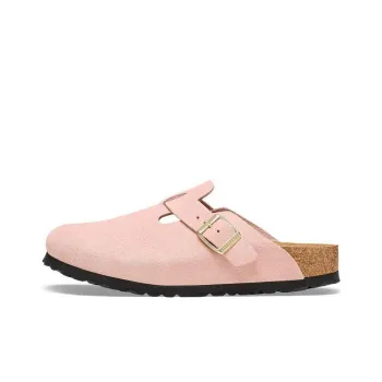 Boston Women's Birkenstock Suede Leather 'Light Rose'