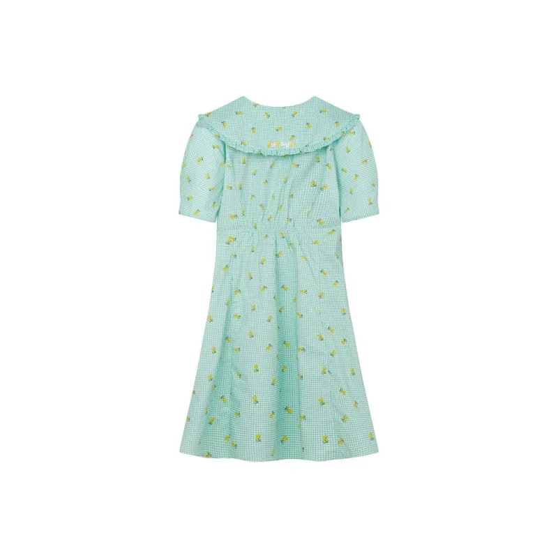 Teenie Weenie Short Sleeved Dress Women's Light Green-1