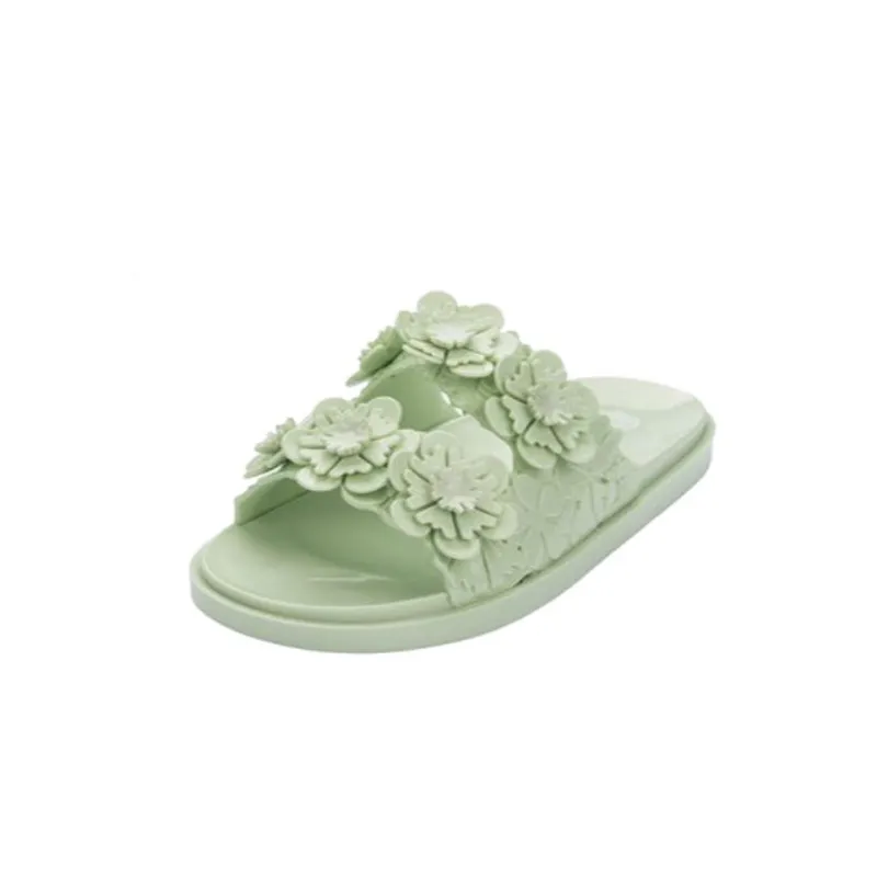 Melissa Slide Slippers Women's Black/Beige Brown/Purple/Pink/Green-22