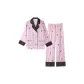 Drinkware Floral Double-Breasted Fuchsia Women's Matching Set
