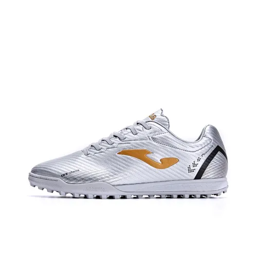 Joma TF Rubber Broken Studs Anti Slip Wear Resistant Soccer Shoes Men's Silver