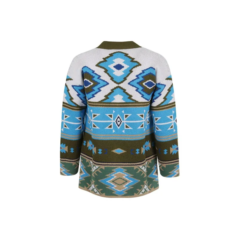 Alanui Graphic print Knitted Cardigan-1