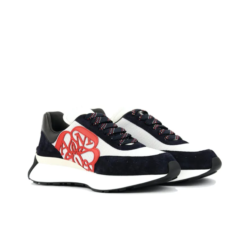 Alexander McQueen Sprint Runner 'Black White Red'-2