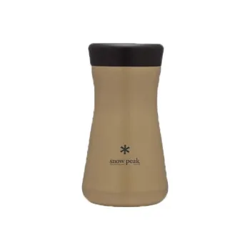 Snow Peak Outdoor Water Equipment Stainless Steel 350mL Sandy Brown