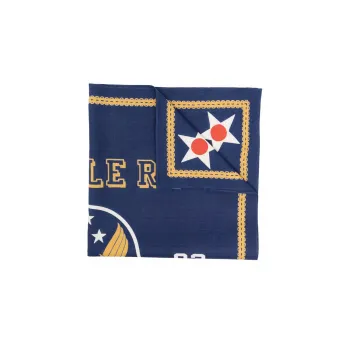 Ralph Lauren RRL Logo Print Cotton Scarf